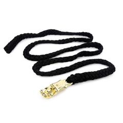 Bainbridge Rope Lead with Panic Snap 2m - Black