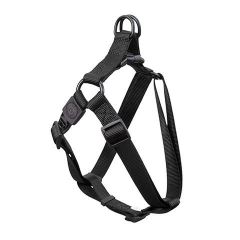 Nylon Step in Harness Premium-Black-Medium