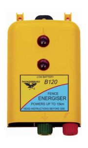 Thunderbird B120 15km Battery Electric Fence Energiser