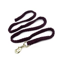 Bainbridge Rope Lead with Brass Snap 2m - Purple