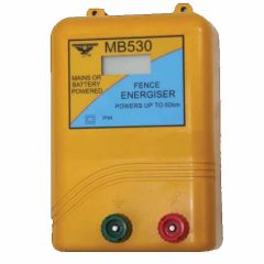 Thunderbird MB-530R Mains or Battery Powered Energiser, Remote Ready 50km