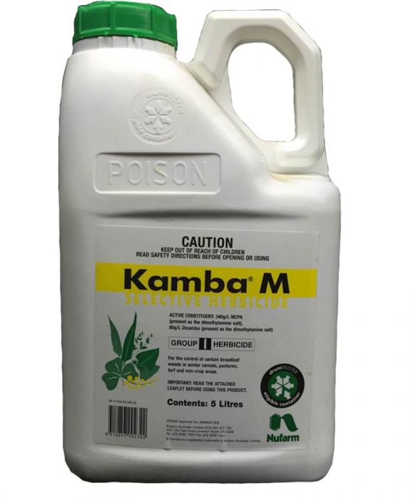 Nufarm Kamba M Broadleaf Weed Killer Herbicide 5 Litre